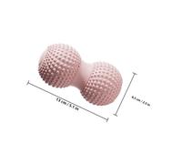 MOTHNUR Small Pink Massage Ball for Foot Back Neck Leg Muscle Relief Manual Sore Muscle Massager for Yoga Fitness Acupoint Trigger Point Therapy Tool for Deep Tissue Relaxation