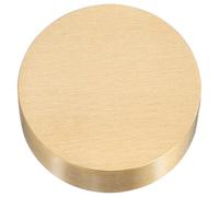 MOTHNUR Solid Brass Round Paperweight 4Cm Chinese Calligraphy Tool and Stationery Supply for Writing and Drawing Creative Mid-Size Desk Letterweight for Home and Office Use