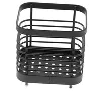 MOTHNUR Space-saving Stainless Steel Cutlery Holder with Integrated Chopstick Draining Rack Kitchen Utensil Organizer for Drying and Storing Straws Pens and Silverware Countertop