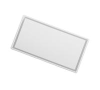 MOTHNUR Stainless Steel Car Vanity Mirror for Sun Visor Self-adhesive Makeup Mirror with High Definition Interior Accessory for Daily Use and Travel