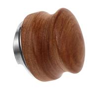 MOTHNUR Stainless Steel Coffee Tamper Rosewood Handle Anti-Slip Espresso Pressing Tool Ground Coffee Cocoa Powder Sugar Dosing Funnel Hammer
