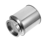 MOTHNUR Stainless Steel Tea Canister Thickened Metal Airtight Storage Jar for Loose Tea Traditional Design Enhances Aroma and Taste Suitable for Home Office Travel