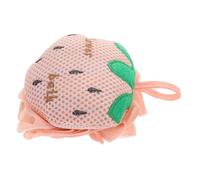 MOTHNUR Strawberry Loofah Bath Pouf Double Sided Large Mesh Shower Sponge Exfoliating Body Scrubber for Boys and Girls and Adults Cute Cartoon Design UK Bath Accessory