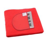 MOTHNUR Superfine Fiber Piano Keyboard Cover and Red Gloves Set, 2pcs Keyboard Protector Cloth and Hand Gloves for Dust Protection and Scratch Resistance, Suitable for Digital