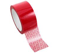 MOTHNUR Tamper Evident Voidopen Security Tape Red 5cm X 50m, Anti-counterfeiting Packing Seal Tape for Theft Prevention and Package Protection, Tamper Seal for Boxes