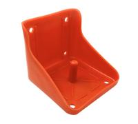 MOTHNUR Thickened Nutrition Lick Brick Feeder Box for Livestock with Plastic and Iron Design Easy to Install and Disassemble Suitable for Farm Animals Providing Clean Fodder Random Color