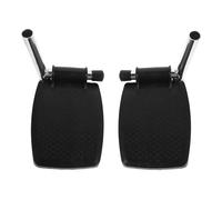 MOTHNUR Thickened Wheelchair Footplates with Smooth Easy-Clean Surface Elevated Footrest for Standard Wheelchairs and Transport Chairs Comfortable Support for Elderly Mobility