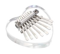 MOTHNUR Tone Mini Acrylic Kalimba Finger Piano Portable Musical Instrument for Beginners with Ergonomic Arc Design Suitable for Performance Outdoor School and Relaxation