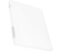 MOTHNUR Transparent Document Storage Box Sturdy Files Container Receipt Organizer Office Document Holder Space-saving Contract Classification Case for Home and Workplace