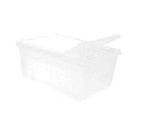 MOTHNUR Transparent Plastic Reptile Case Portable Feeding Box with Ventilation Double Opening Design for Spider Scorpion Snake Tortoise Gecko Insect Habitat