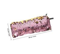 MOTHNUR Travel Makeup Bag with Glitter Sequin Design Polyester Cosmetic Pouch for Women Large Capacity Organizer for Toiletries Earphones and Data Cables Portable and Stylish Storage
