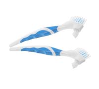 MOTHNUR Turtle Shell Cleaning Brush 2pcs, Double-head Small Mud and Dirt Remover for Aquatic Tortoise, Multi-functional Mini Scrub Brush for Household Turtle Care