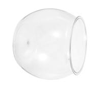 MOTHNUR Unbreakable Round Goldfish Betta Fish Tank Shatterproof Desktop Fish Bowl for Miniature Aquatic Environments