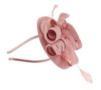 MOTHNUR Unique Spiral Faux Linen Hair Accessory for Weddings Proms and Special Events Stylish Headpiece for Brides and Bridesmaids Effortless Application and Distinctive Flair