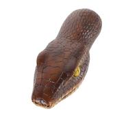 MOTHNUR Uv-protected Floating Snake Head Decoy for Pool and Water-resistant Garden Ornament for Outdoor Wildlife Accessories and Duck Deterrent Light Brown Decorative Miniature Snake