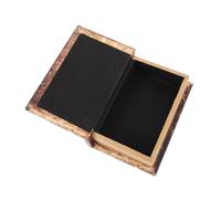 MOTHNUR Vintage Book Shaped Storage Box Antique False Book Container with Nautical Map Design Elegant Trinket Organizer and Key Hiding Case Decorative Bookshelf Ornament for Collectors