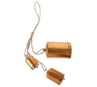 MOTHNUR Vintage Metal Hanging Cow Bell with Rope Rustic Retro Design Decorative Ornament for Home Garden Patio Country Style Charm