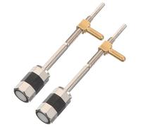 MOTHNUR Violin Bow Frog Metal Screws 2pcs Replacement Parts Easy to Carry for Violin Bow Tail Adjustment in Practice and Teaching