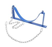 MOTHNUR Wall-Mounted Gas Cylinder Bracket with Screws and Safety Chain, Single Oxygen Acetylene Tank Holder Rack for Industrial and Medical Use