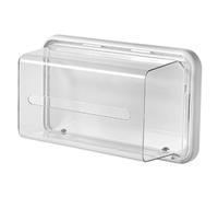 MOTHNUR Wall-Mounted Magnetic Tissue Dispenser Box Paper Holder for Kitchen and Bathroom Storage, Refrigerator Napkin Container Strong Magnet, White Organizer