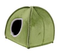 MOTHNUR Warm Mongolian Style Hamster Nest for Small Pets Breathable Indoor Hideout Cozy Winter Sleeping House for Hamsters and Dwarf Rodents Safe Material All-season Comfortable Bed