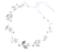 MOTHNUR Wedding Hair Vine with Ribbon Bridal Headband Bridal Hair Accessories for Brides for Wedding Christmas and Special Occasions