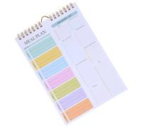 MOTHNUR Weekly Meal Planner Notebook A5 Spiral Bound 52 Undated Sheets Meal Planning Grocery List Pad Dinner Planning Notepad and Shopping
