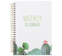 MOTHNUR Weekly Spiral Planner Notebook for Teachers Portable Academic Journal Notepad with Decorative Coil Binding for Daily Scheduling and To-do Lists for Students and Office Use