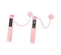 MOTHNUR Weighted Cordless Jump Rope with Digital Counter Ropeless Skipping Fitness Rope for Workout and Weight Loss Portable Skipping for Women and Men