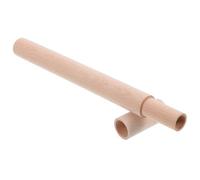MOTHNUR Wood Document Tube for Important Documents, Certificate and Art Print Storage, Round Beech Wood Mailing Tube 13Mm Hole Cap, Suitable for Office, Home, and Exhibition Use
