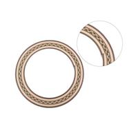 MOTHNUR Wooden Acoustic Guitar Rosette Brown Wave Pattern Sound Hole Inlay High-grade Material Unique Design for Classical Guitar Accessories