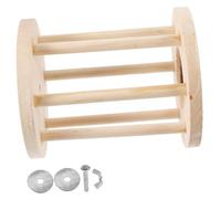 MOTHNUR Wooden Hamster Grass Rack with Fixator for Pets Install Rabbit Feeder Holder for Cage Organizes Alfalfa and Hay Suitable for Guinea Pigs Chinchillas and Rabbits