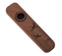 MOTHNUR Wooden Kazoo for Adults and Beginners Portable Black Walnut Musical Instrument for Ukulele and Guitar Accompaniment Easy to Play Kazoo for Starters for Parties and Festivals