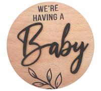 MOTHNUR Wooden Newborn Name Sign Arrival Announcement Plaque for Boys and Commemorative Birth Keepsake Door and Nursery Decoration Photography Prop with Patterned Design