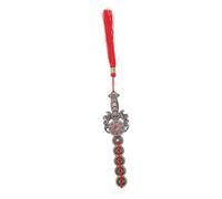MOTHNUR Zinc Alloy Feng Shui Sword Ornament for Home Wall Hanging Creative Seven-star Exorcism Decor Wear-resistant Craftsmanship Five Emperors Sword for Protection and Evil Repelling