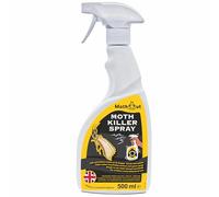 MothOut Wardrobe & Carpet Moth Killer Spray, Kills Moths all Species, Adults, Larvae & Pupae, Non-Staining, Low Odour, Moth Repellent for Carpets, Curtains, Hard Surfaces & Cushions (500 Millilitres)