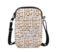 Moths Crossbody Bag Moths Themed Gifts Moths Insect Gifts Swamp Moth & Luna Moth Gift Entomologist Crossbody Bag Insect Lover Gift (Moths UK2)