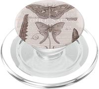 Moths from Diderot Encyclopedia Vintage Natural History PopSockets PopGrip for MagSafe