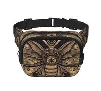 Mothwaist Bag for Men Women - Adjustable Double Fanny Pack for Travel, Sports, and Daily