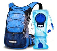Mothybot Hydration Pack, Insulated Hydration Backpack with 2L BPA Free Water Bladder and Storage, Hiking Backpack for Men, Women, Kids for Running, Cycling, Camping - Keep Liquid Cool up to 5 Hours