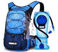 Mothybot Hydration Pack, Insulated Hydration Backpack with 2L BPA Free Water Bladder and Storage, Hiking Backpack for Men, Women, Kids for Running, Cycling, Camping - Keep Liquid Cool up to 5 Hours