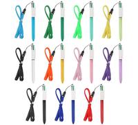 MOTIBACK 11 Pcs 4 Colour Pens, 1.0 mm Multi Coloured Pens All in One Retractable Ballpoint Multicoloured Pen Set for Office School Students Writing Note Taking