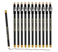 MOTIBACK 12-Count Brow Defining Set with Sharpener, Water-Resistant Matte Pencils in Dark Coffee/Light Coffee/Black, 76g All-in-One Brow System (Black)