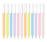 MOTIBACK 12 Pcs Double Ballpoint Retractable Gel Pens, Black Ink High-Value Pen with Smooth Writing, Cute Writing for Journaling Note Taking