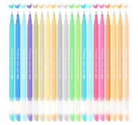 MOTIBACK 20PCS Salt Series Macaron Colors Pen Set - 0.4mm Fine Point Aesthetic Pens, Preppy Stuff Gifts, Journaling Markers for Note Taking, Adult Coloring, Scrapbooking & Planner Decor Supplies