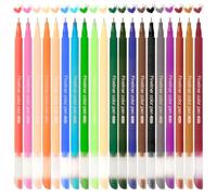 MOTIBACK 20PCS Sweet Series Retro Color Pen Set - 0.4mm Fine Point Aesthetic Pens, Preppy Stuff Gifts, Journaling Markers for Note Taking, Adult Coloring, Scrapbooking & Planner Decor Supplies