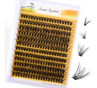 MOTIBACK 240Pcs Cluster-Lashes Kit, DIY False Eyelashes Set 50+60P Individual Eyelashes Mixed 9-14mm Kit, Natural to Dramatic Lash Clusters for Custom Makeup