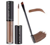 MOTIBACK 3D Eyebrow Tint Gel - Light Brown, Semi-Permanent Waterproof Brow Dye | Natural Looking eyebrow tint & Brow Gel Kit, Long Lasting eyebrow dye for Perfect Brows (Light coffee color)