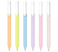 MOTIBACK 6 Pcs Double Ballpoint Retractable Gel Pens, Black Ink High-Value Pen with Smooth Writing, Cute Writing for Journaling Note Taking
