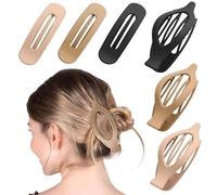 MOTIBACK 6Pcs Duckbill Hair Clips for Women - 4.3inch Large Flat Hair Claw Clips, Non-Slip French Hair Claws for Thick, Thin, Long Hair